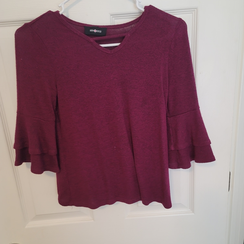 Thick Red blouse